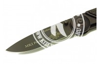 Нож складной Байкер 1 - пластик с символикой МВД 