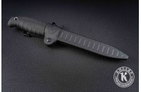 Нож Таран - полированный ножны пластик 