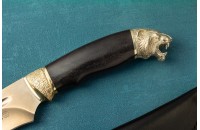 Нож Тигр - D2 латунь Кизляр 