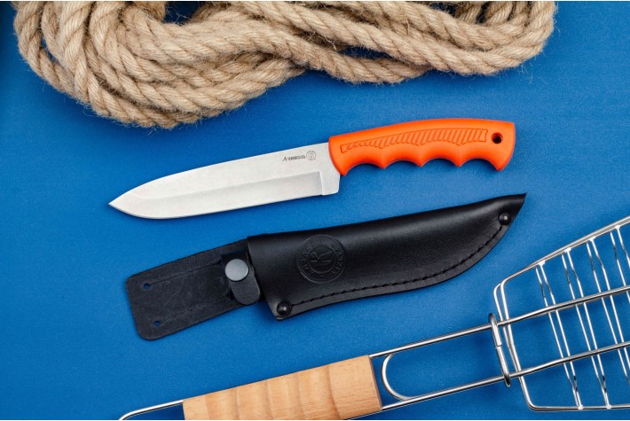 Нож Ачиколь оранжевый 