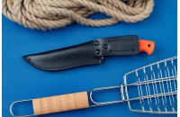 Нож Ачиколь оранжевый 