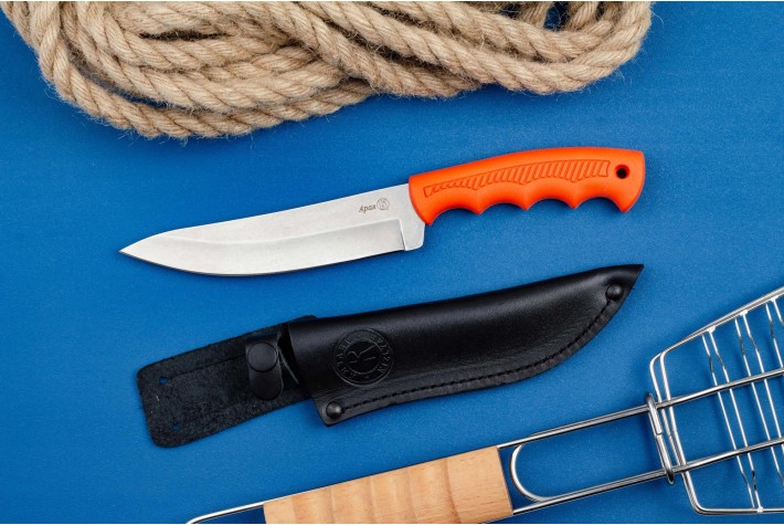 Нож Арал оранжевый 