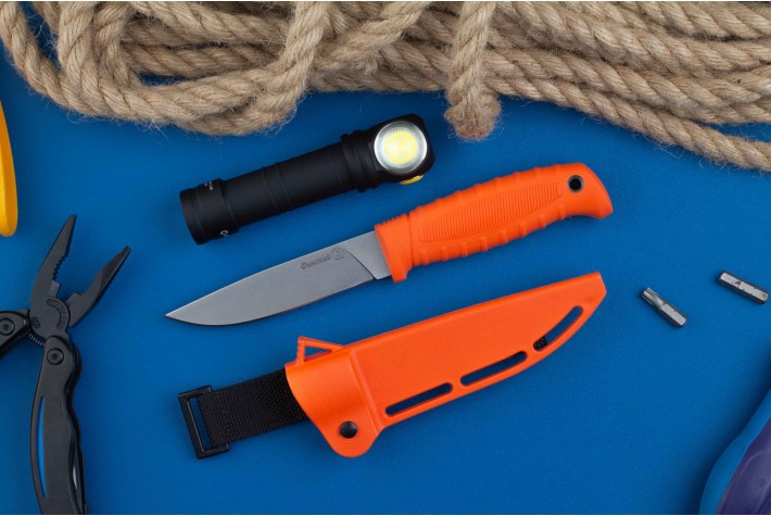 Нож Финский Оранжевый 