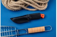 Нож Караколь оранжевый 