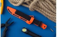 Нож Отус StonWash оранжевый 