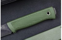 Нож Сова BlackWash олива эластрон 