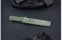 Нож Сова BlackWash олива эластрон 