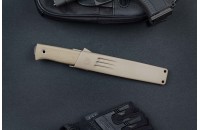 Нож Сова BlackWash песочный Кизляр 