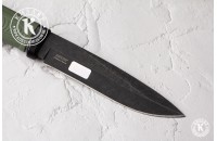 Нож Амур-2 MOLLE олива 