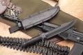 Нож ДВ-2 черный кожа ФСО России