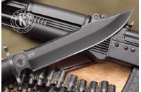 Нож ДВ-2 черный кожа ФСО России 