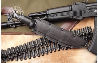 Нож ДВ-2 черный кожа ФСО России 