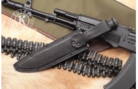 Нож ДВ-2 черный кожа ФСО России 