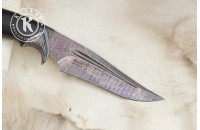 Нож Каспий дамасск художественное литье 