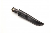 Нож Каспий дамасск латунь 