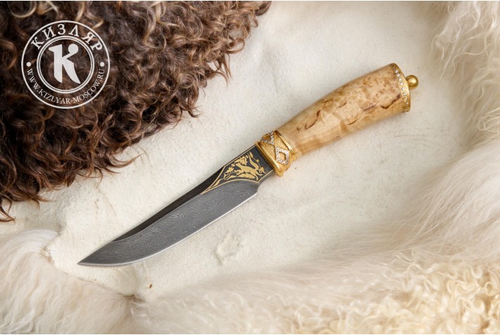 Нож Куница дамасск 