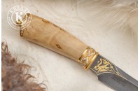 Нож Куница дамасск 