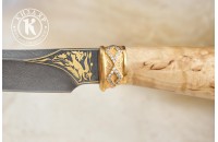 Нож Куница дамасск 