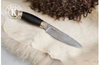 Нож Лайка дамасск художественное литье 