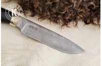 Нож Лайка дамасск художественное литье 