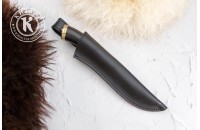 Нож Леопард дамасск художественное литье 