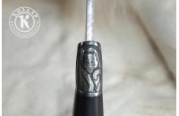 Нож Лунная ночь дамасск художественное литье 