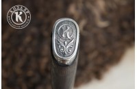 Нож Лунная ночь дамасск художественное литье 