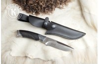 Нож Лунная ночь дамасск художественное литье 