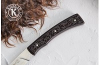 Нож складной НСК 1 резная рукоять граб 