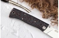 Нож складной НСК Стерх резная рукоять 