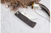 Нож складной НСК Стерх резная рукоять 