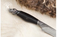 Нож Поинтер дамасск художественное литье 