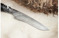 Нож Поинтер дамасск художественное литье 