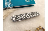 Нож складной Чила плашки серебро 