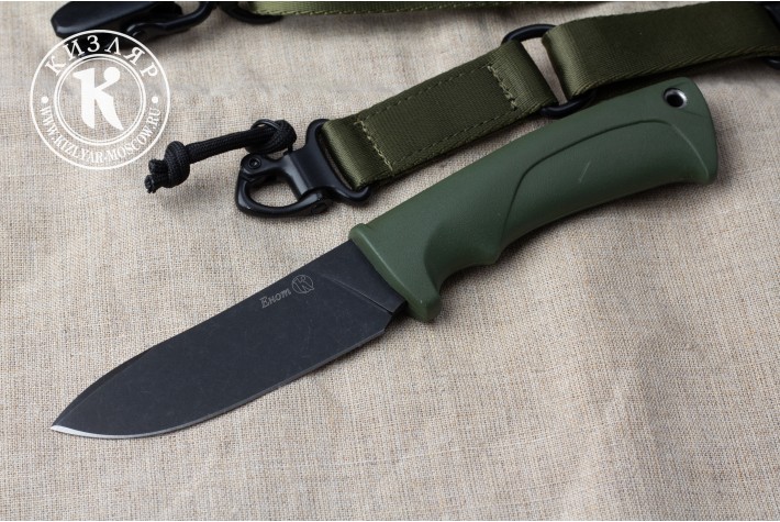 Нож Енот олива 