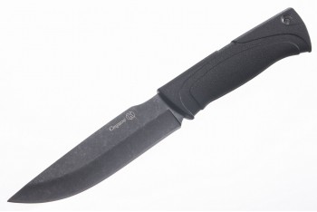 Нож Стриж AUS-8 стоунвош черный эластрон