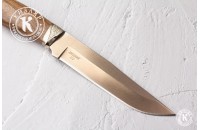 Нож Хищник D2 мельхиор 