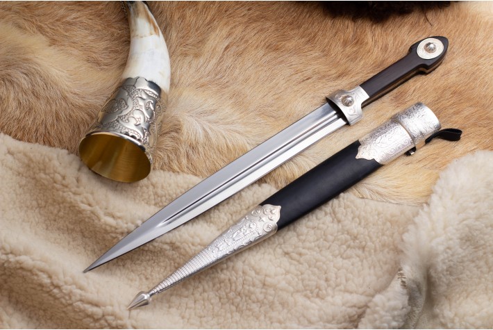 Кинжал КД посеребрение 