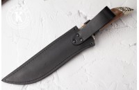 Нож Леопард D2 мельхиор 