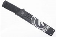 Нож Филин AUS-8 стоунвош черный эластрон 