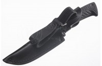 Нож Ш-4 12C27 Sandvik стоунвош черный эластрон 