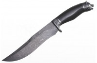 Нож Медведь дамасск художественное литье 