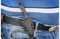 Нож Крот AUS-8 стоунвош черный 