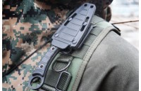 Нож Крот AUS-8 стоунвош черный 