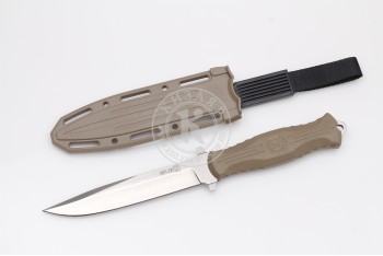 Нож НР-18 AUS-8 эластрон песочный