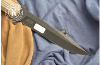 Нож НР-18 AUS-8 стоунвош черный эластрон песок 