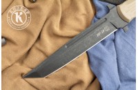 Нож НР-19 стоунвош черный эластрон песок 