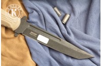 Нож НР-19 стоунвош черный эластрон песок 