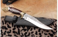 Нож Дракон Х12МФ унцукульская насечка 