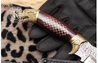 Нож Дракон Х12МФ унцукульская насечка 